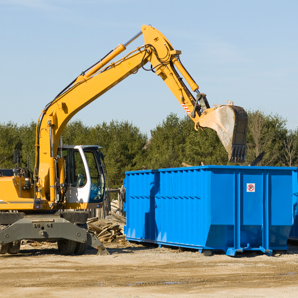 how many times can i have a residential dumpster rental emptied in Williams